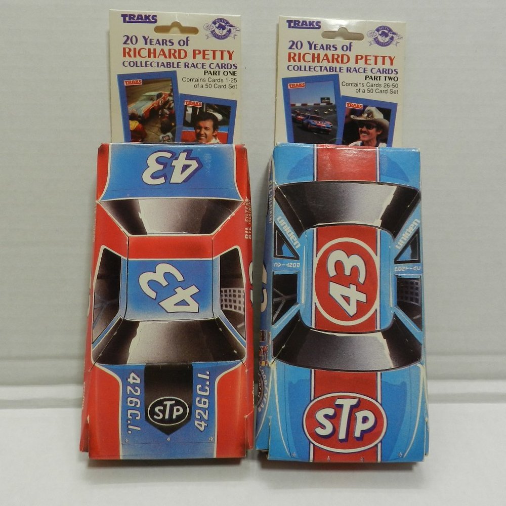Traks 20 Years of Richard Petty Collectable Race Cards 50 Card Set New